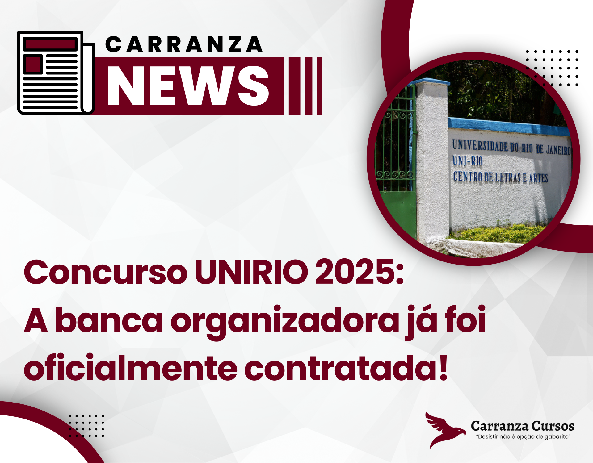 Concurso UNIRIO 2025: edital pode sair a qualquer momento!