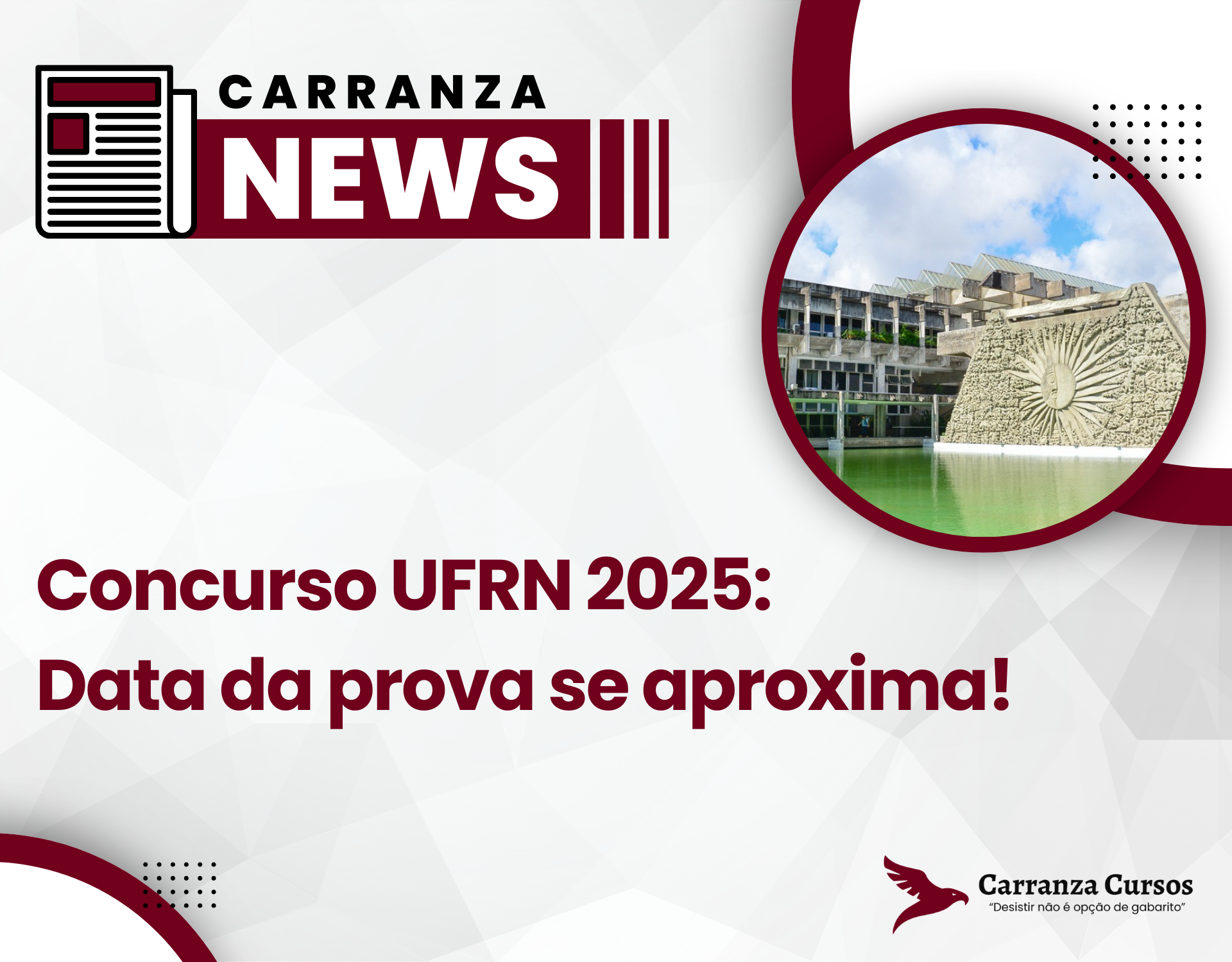 Data da prova do concurso UFRN se aproxima!