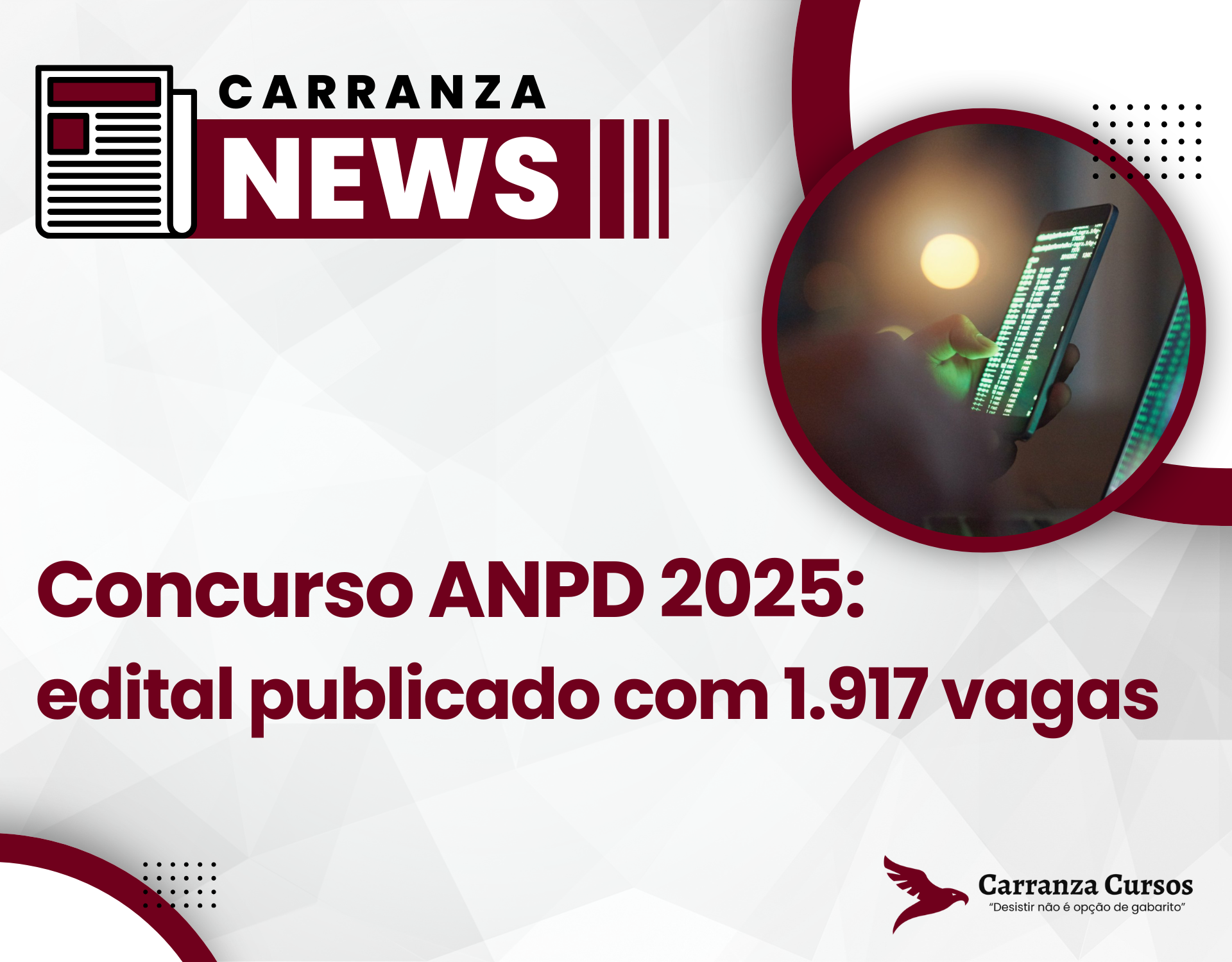 Concurso ANPD 2025: edital publicado com 1.917 vagas temporárias e salários de até R$ 9 mil