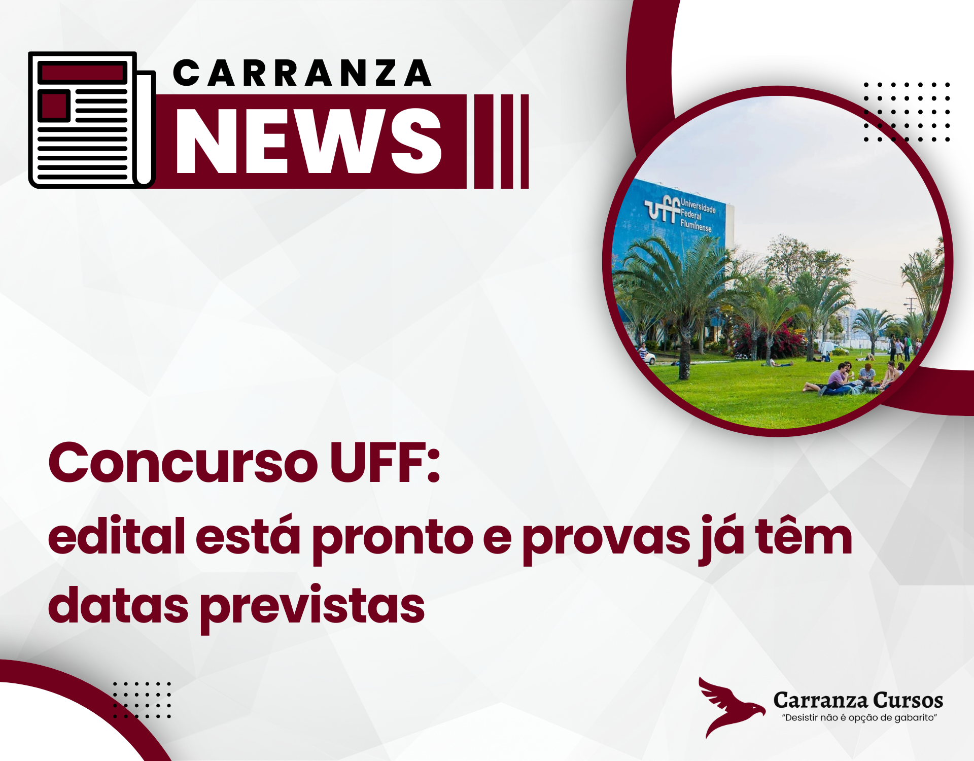 Concurso UFF: edital está finalizado e provas já têm datas previstas