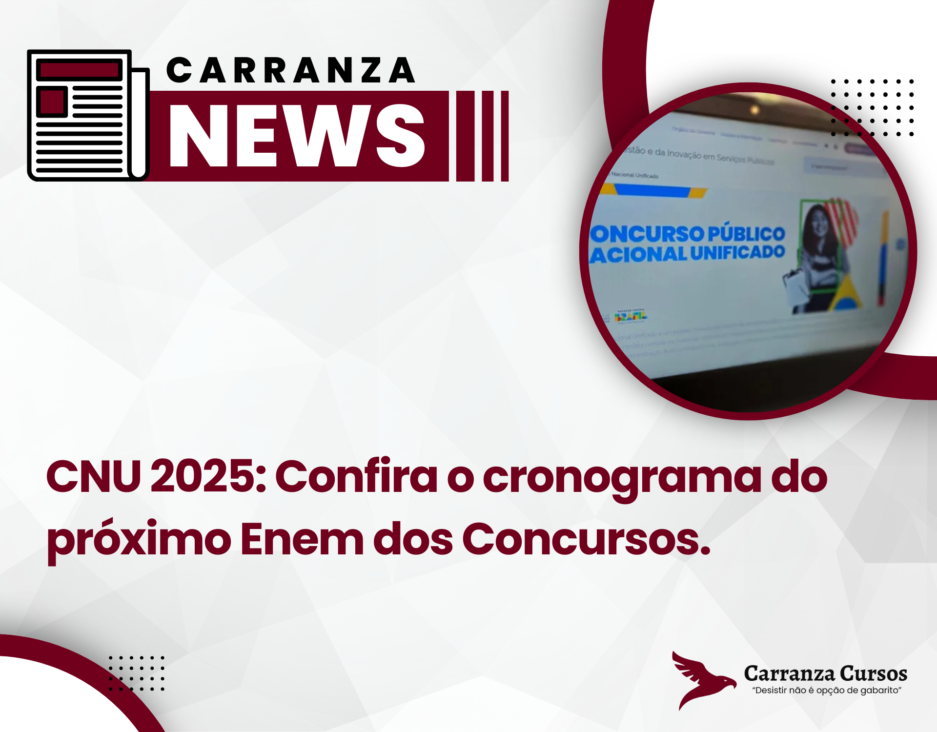 CNU 2025: edital será publicado em julho com 3.352 vagas e salários de até R$ 16,4 mil