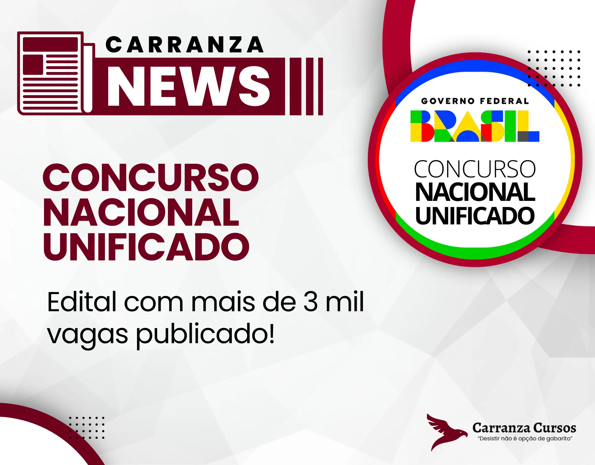 CNU 2025:Edital com mais de 1000 mil vagas para o bloco 5 - Administração publicado!