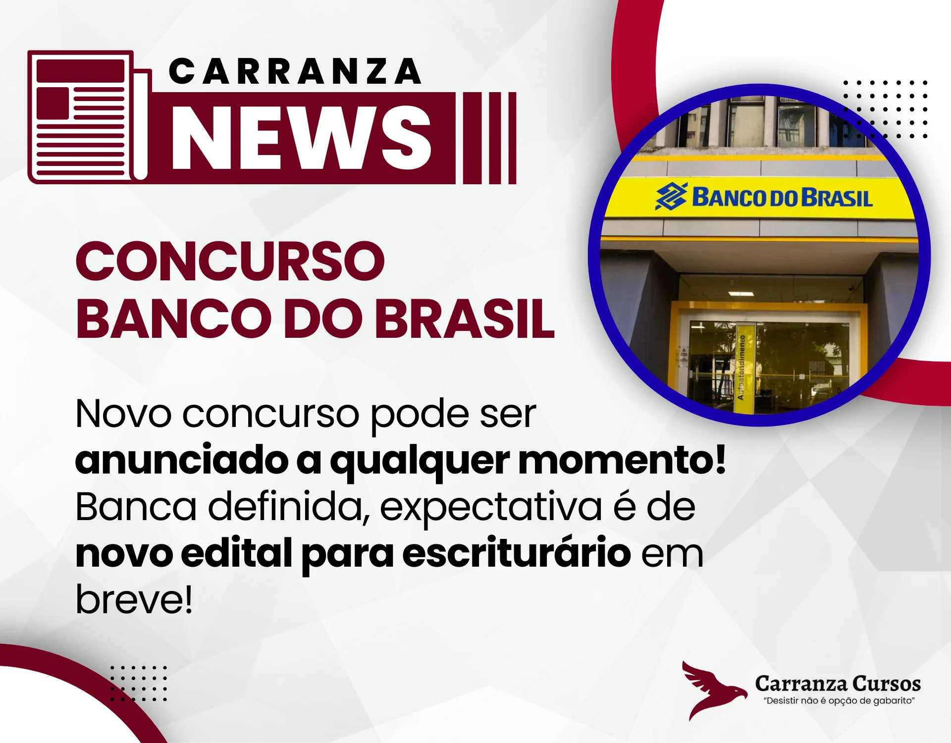 CONCURSO BB 2025: Novo concurso pode ser anunciado a qualquer momento!