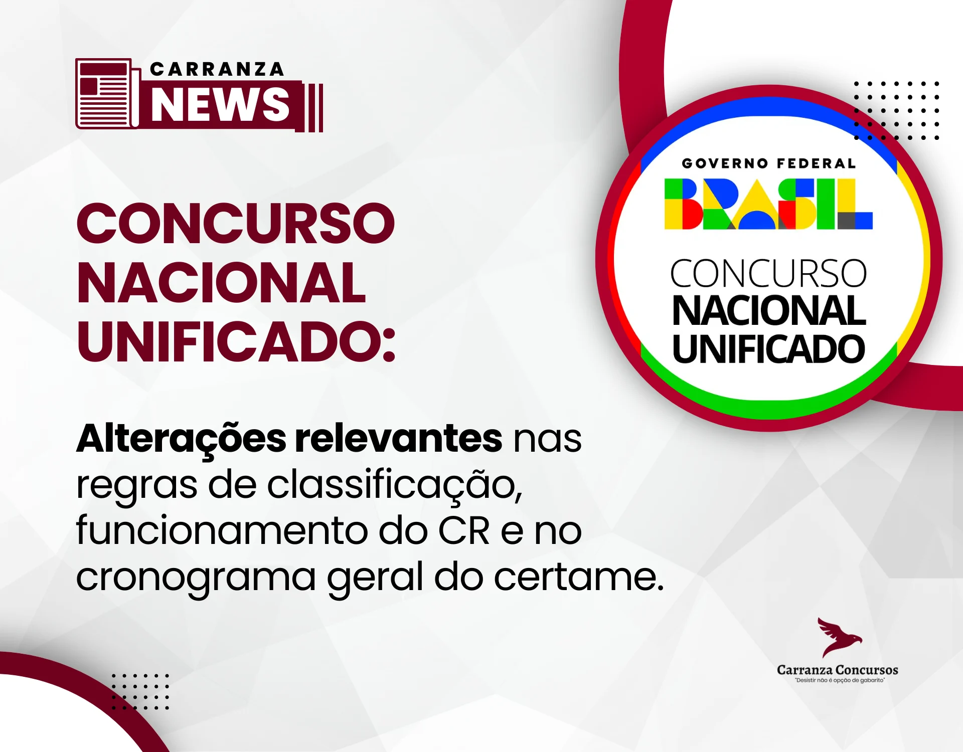CNU 2025: 6ª retificação, novas regras de classificação e cronograma alterado!