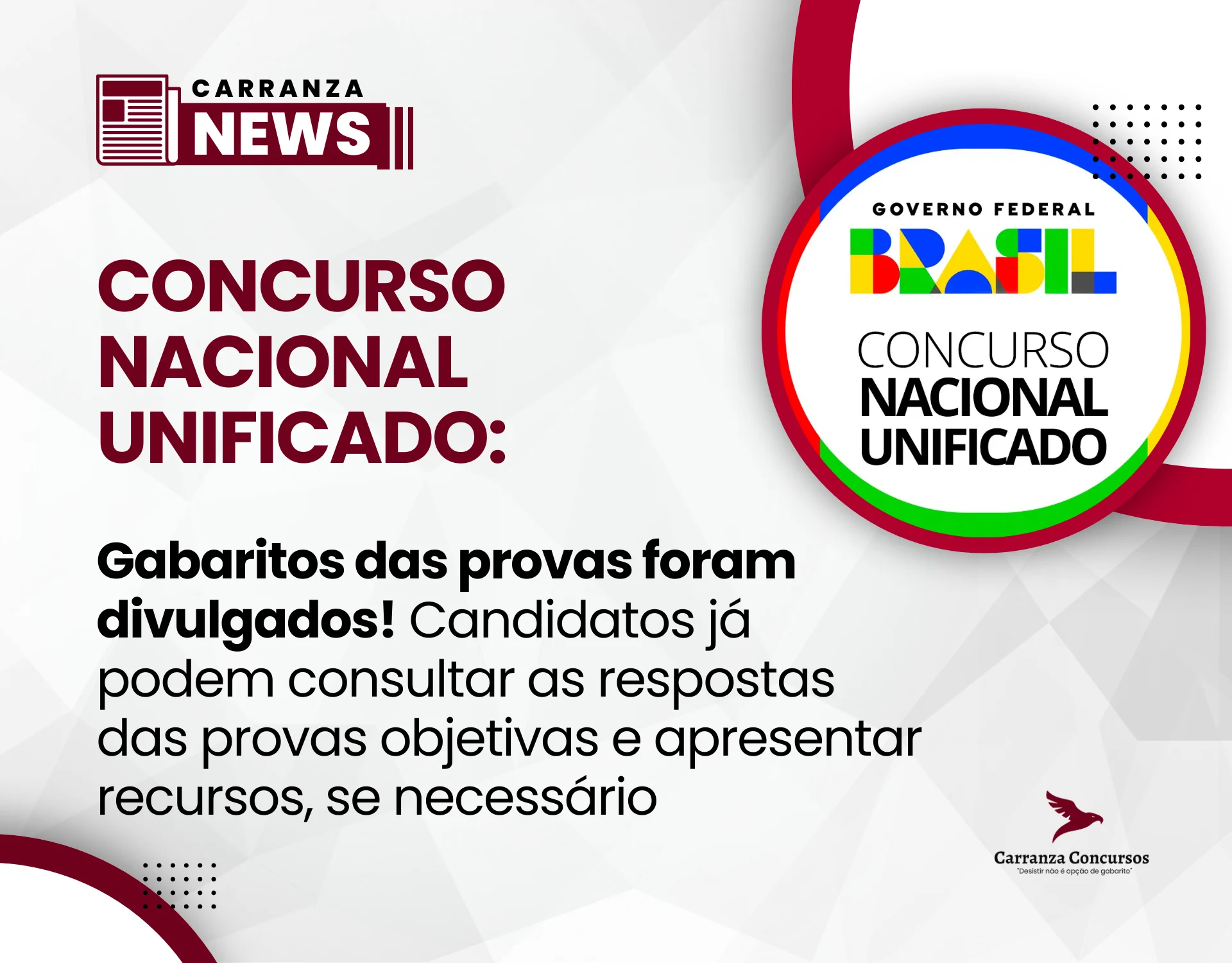 CNU 2025: Gabaritos preliminares são divulgados oficialmente; confira como acessar
