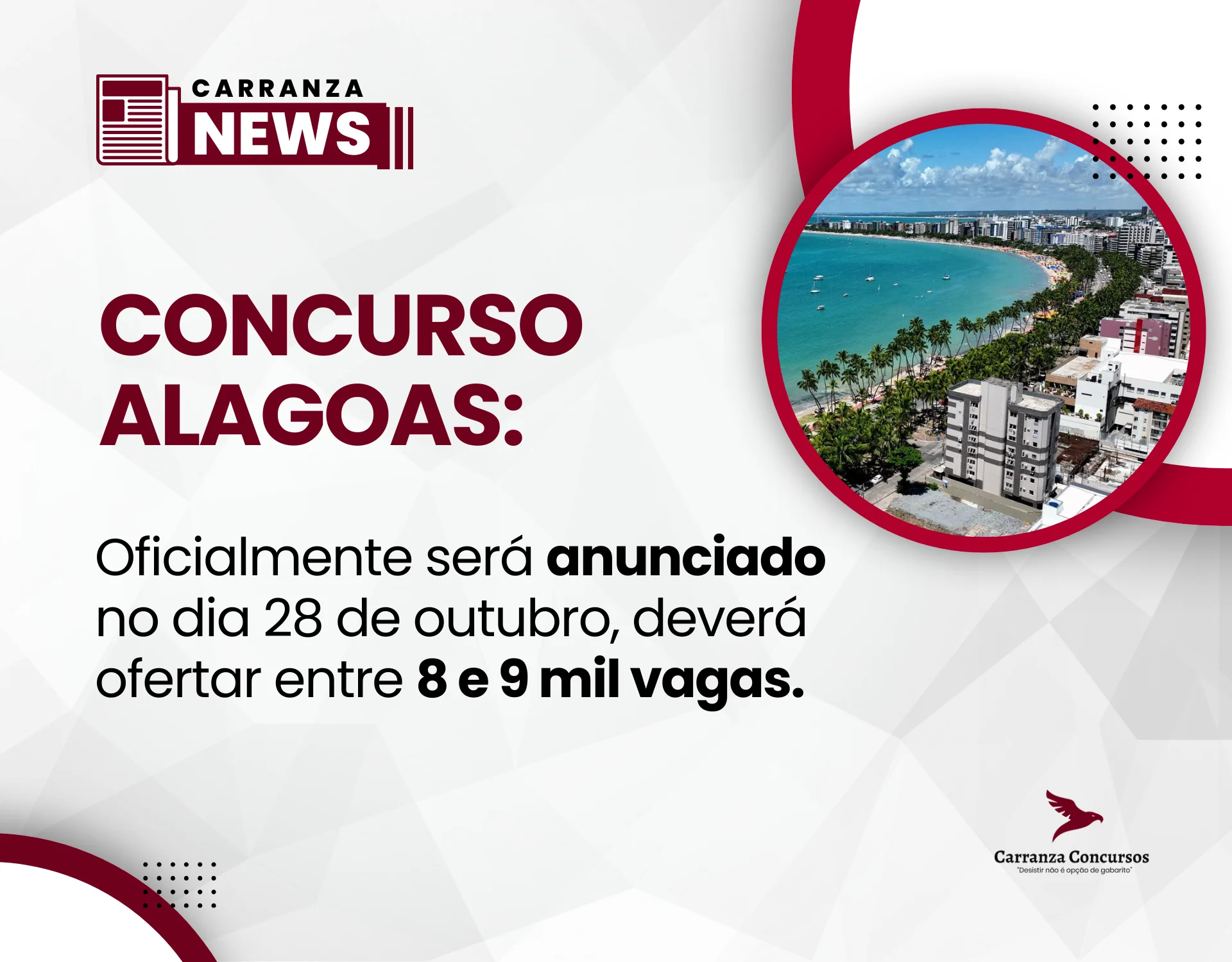 Governador de Alagoas anuncia mega concurso com até 9 mil vagas!