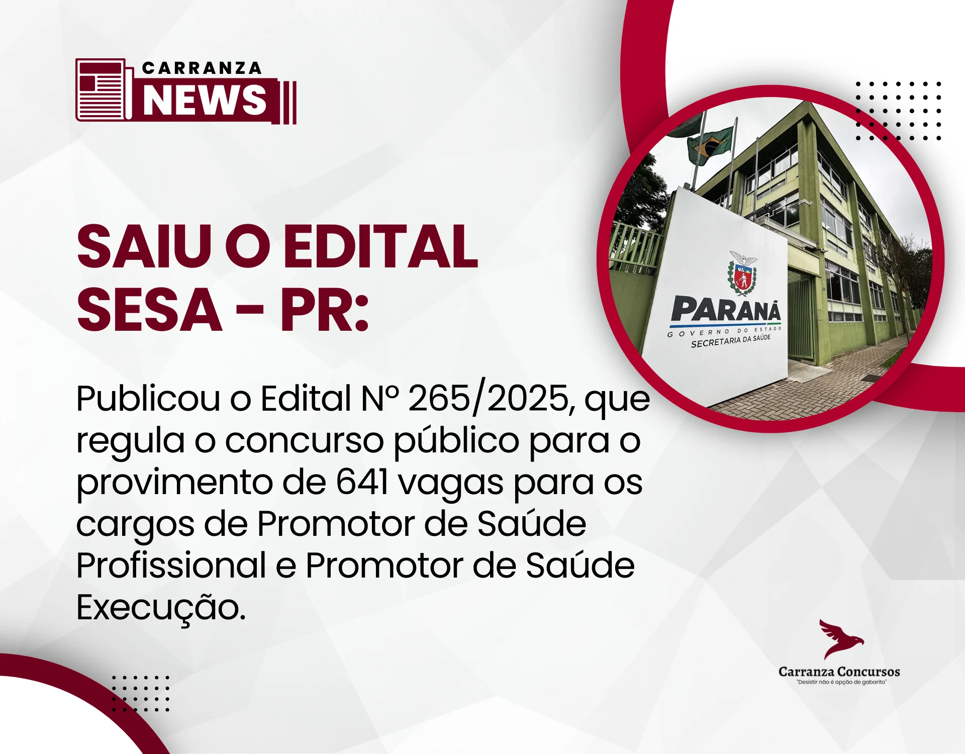 Concurso Público SEAP 2025: Edital Completo para Promotor de Saúde!