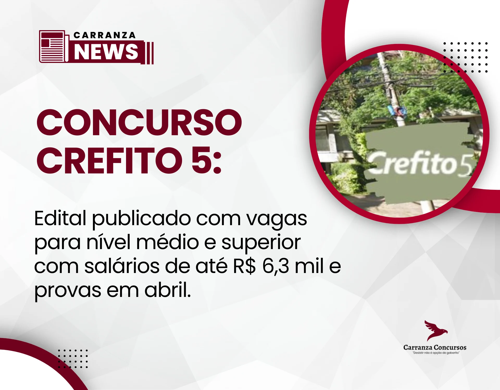 Concurso CREFITO-5: edital publicado com vagas para nível médio e superior!
