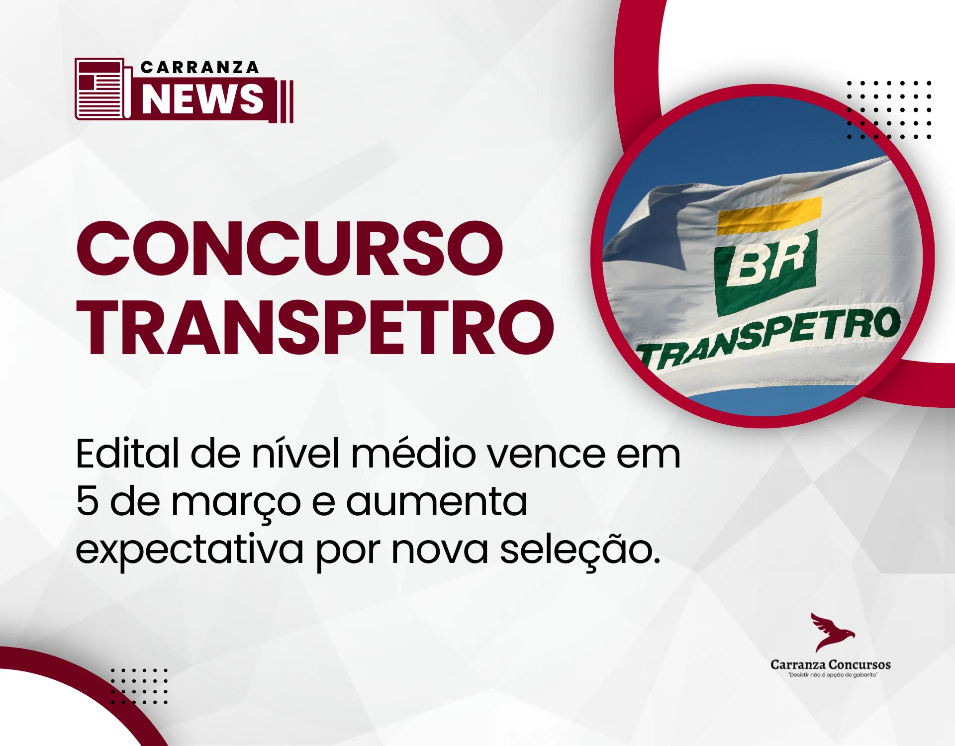 Concurso Transpetro: edital de nível médio vence em 5 de março e aumenta expectativa por nova seleção!