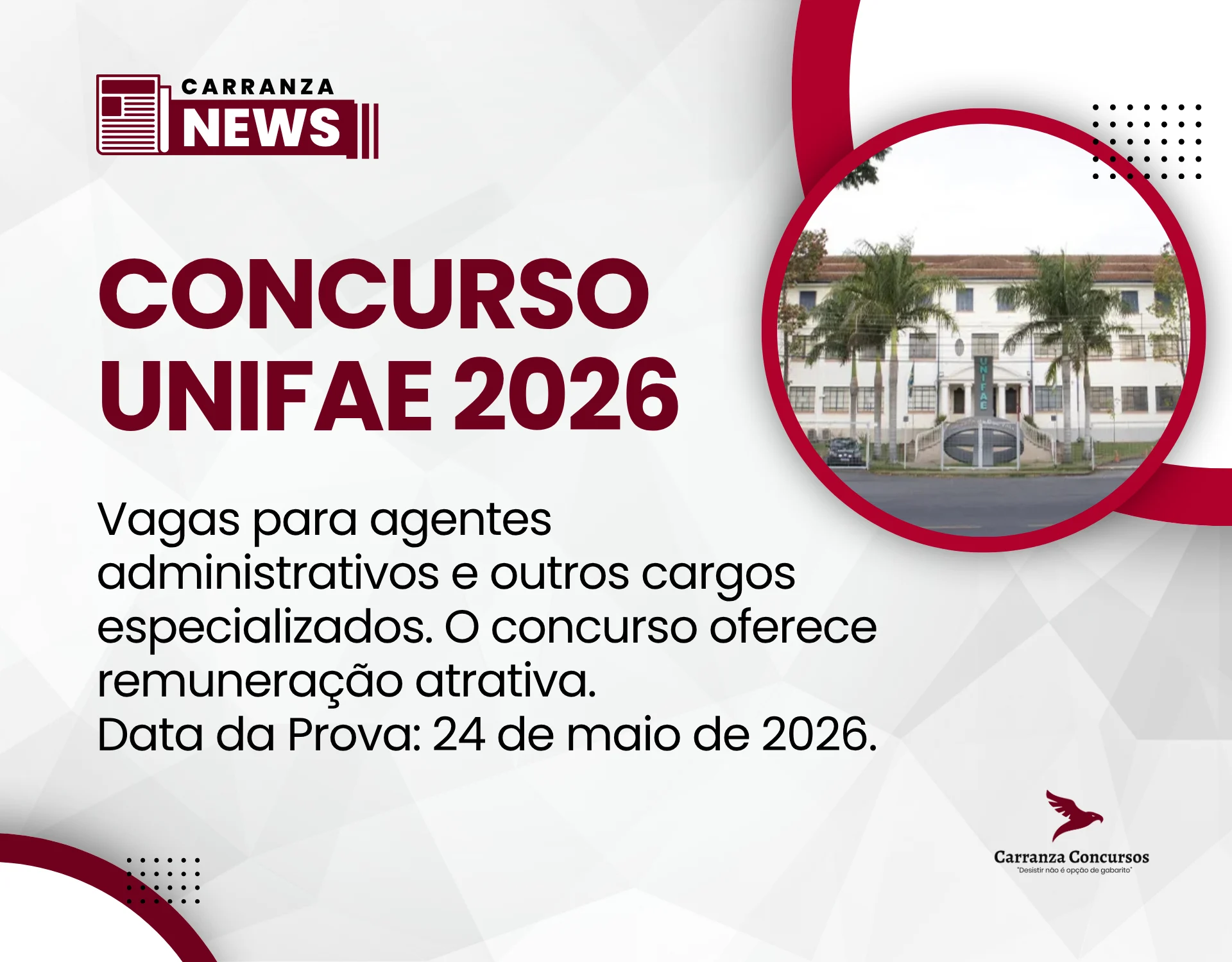 Concurso UNIFAE 2026: Oportunidades de Emprego com Salários de até R$ 5.112,95