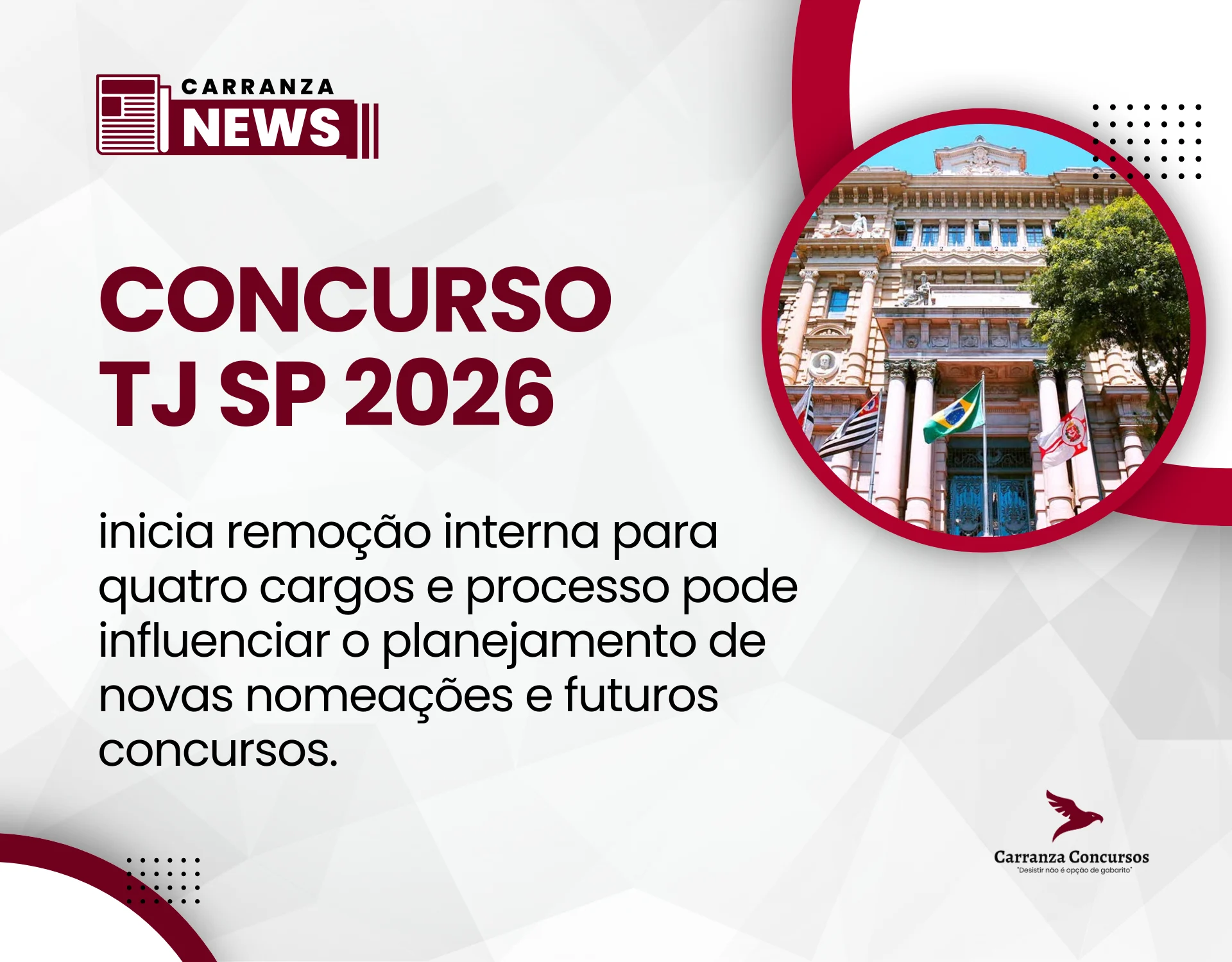 Concurso TJ SP abre processo de remoção com 289 vagas e movimentação pode impactar futuras convocações!