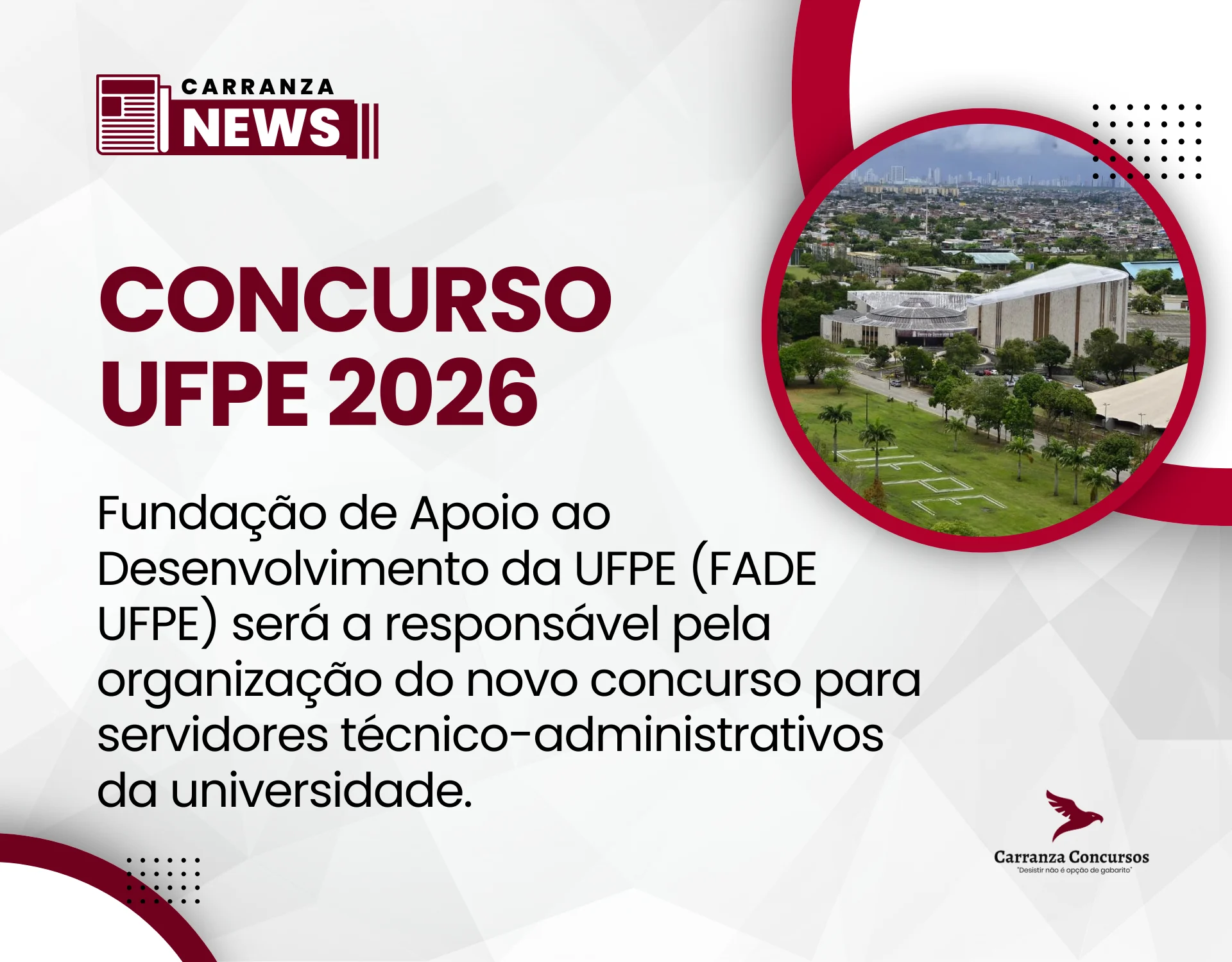 Concurso UFPE: banca é definida e edital para técnicos-administrativos pode sair a qualquer momento!