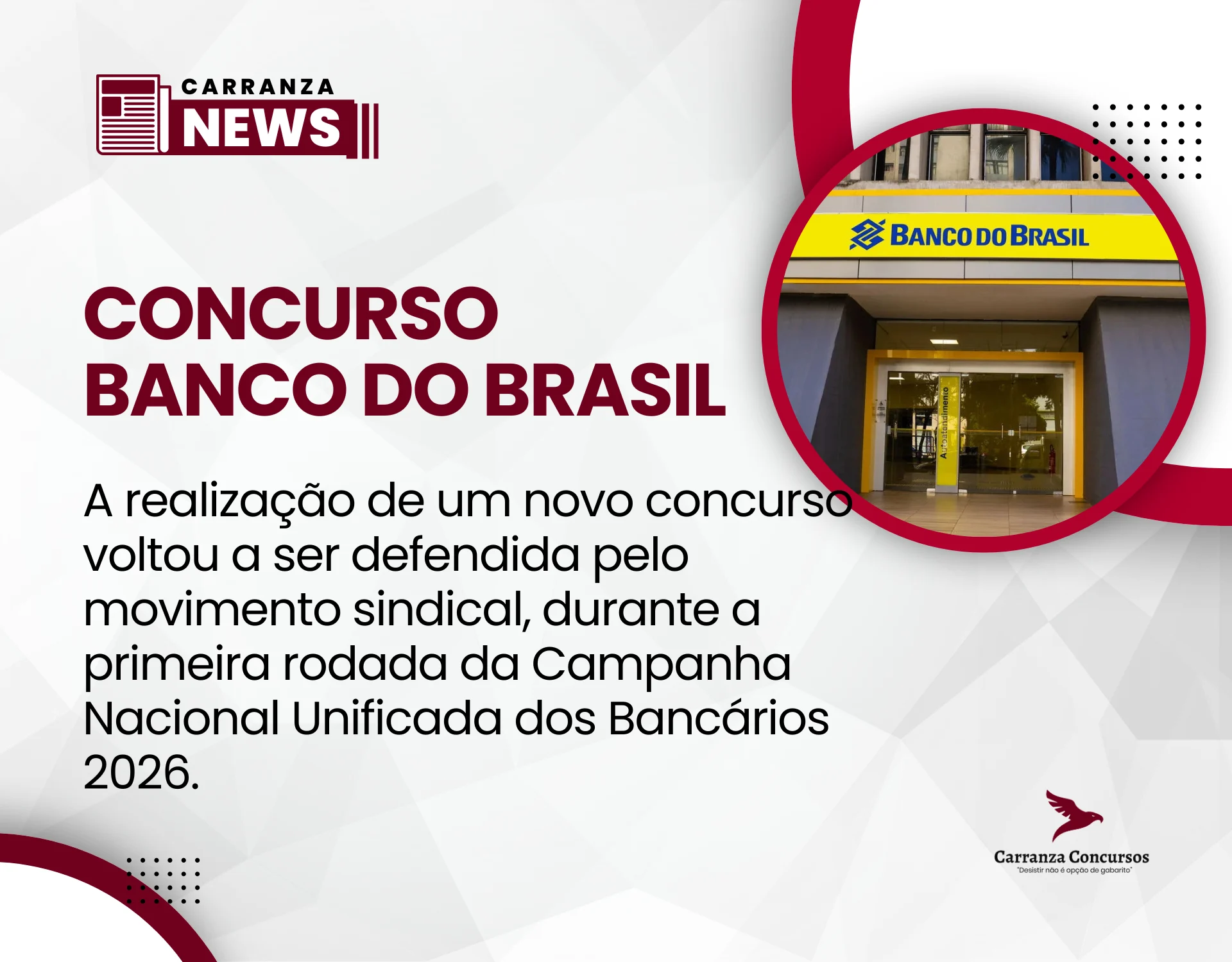 Concurso Banco do Brasil: sindicatos reforçam cobrança por novo edital durante negociações!